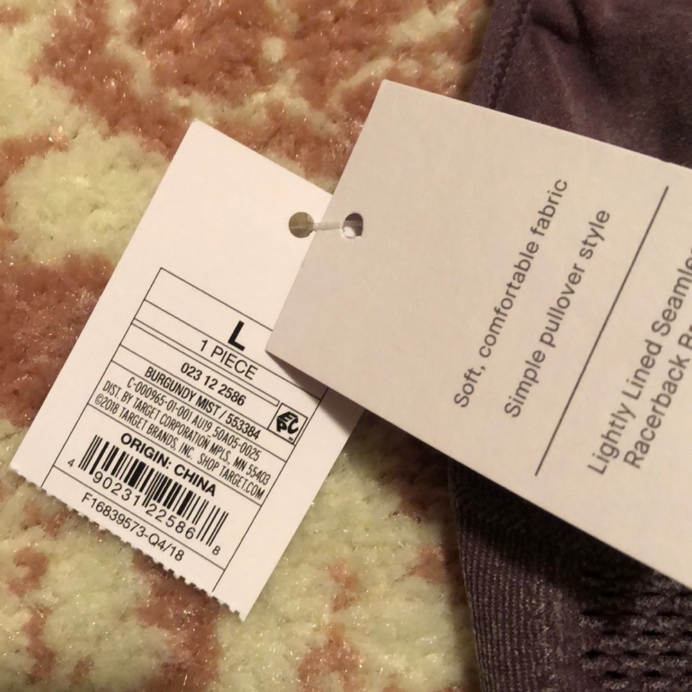 Target 🎯 Faded Purple Racerback Bralette - Picture 4 of 6